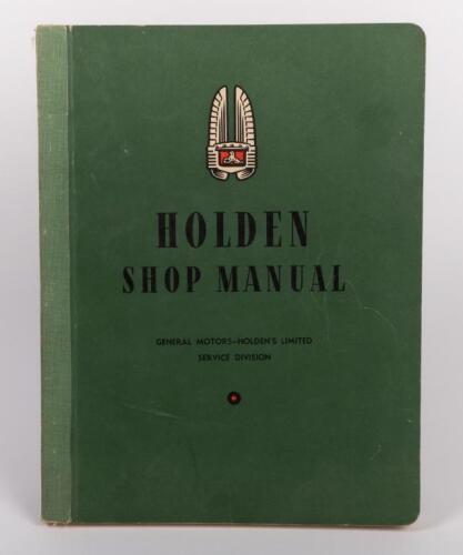 HOLDEN: A 1952 Holden Workshop Manual