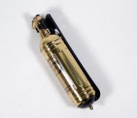 FIRE EXTINGUISHER: An early brass Junior Pyrene fire extinguisher with original mounting bracket - 2