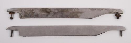 DB7: A pair of c1990s-2000s Aston Martin DB7 front guard chrome strakes