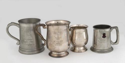 TROPHIES: A group of four cup style trophies awarded to David Jones