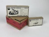 WHITE METAL KITS: Three white metal kits by CCC and Highway Models