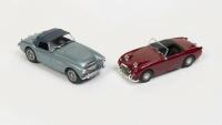 AUSTIN HEALEY: Two 1:43 scale Austin Healey models including one by Oxford models