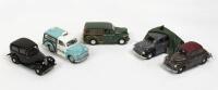 MORRIS: Five 1:43 scale Morris models comprising two Morris Minors, Two Morris Travellers, and one Morris '8'