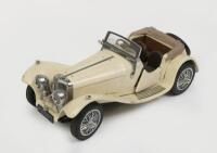 JAGUAR SS100: A 1:24 scale Franklin Mint 1938 Jaguar SS100 diecast model