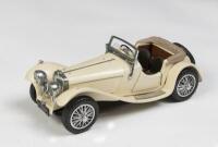 JAGUAR SS100: A 1:24 scale Franklin Mint 1938 Jaguar SS100 diecast model