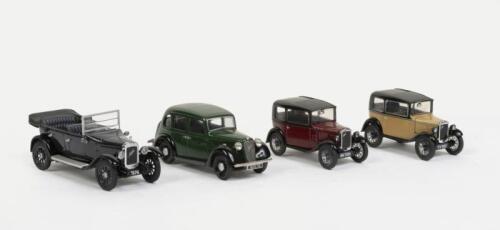 AUSTIN: A group of four Austin small scale models