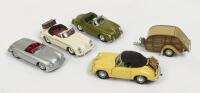 PORSCHE 356: A group of 1:43 scale&nbsp;Porsche 356 models, manufacturers include&nbsp;TSM, Minichamps, Thavus, and&nbsp;Hongwell