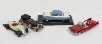 AMERICAN: A group of four American make, small scale models