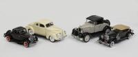 AMERICAN: A group of four American make, small scale models