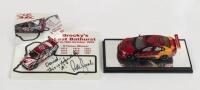 HOLDEN: Two Holden related models, comprising&nbsp;an HRT display piece 'Brocky's Last Bathurst', 7th-10th of October 2004, with personal message and&nbsp;signature to David Jones from Peter Brock