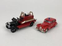 SUN MOTOR COMPANY: Two Sun Motor Company scale model cars. L.E Humber Fire Car - 3