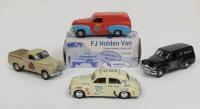 HOLDEN: A group of four Holden, 1:43 scale models