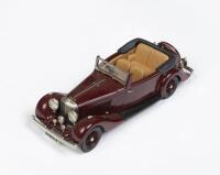 BENTLEY: A Landsdowne Models, 1:43 scale, 1936 Bentley 4 1/4 Litre 'Park Ward' D.H.C., in maroon with cream interior, no box
