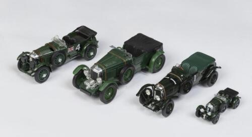 BENTLEY: A group of four small scale Bentley models