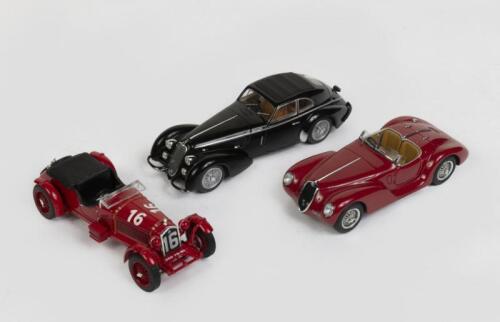 ALFA ROMEO: A group of three 1:43 scale Alfa Romeo models