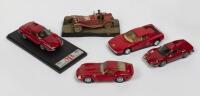 FERRARI: A group of five 1:43 scale Ferrari models