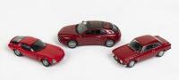 ALFA ROMEO: A group of three 1:43 scale Alfa Romeo diecast models comprising a&nbsp;Minichamps 1965 Alfa Romeo Giulia Sprint GTA, a Neo Scale Models 1964 Alfa Romeo Canguro&nbsp;and a&nbsp;M4 models 2005 Alfa Romeo Brera 32 JTS Q4