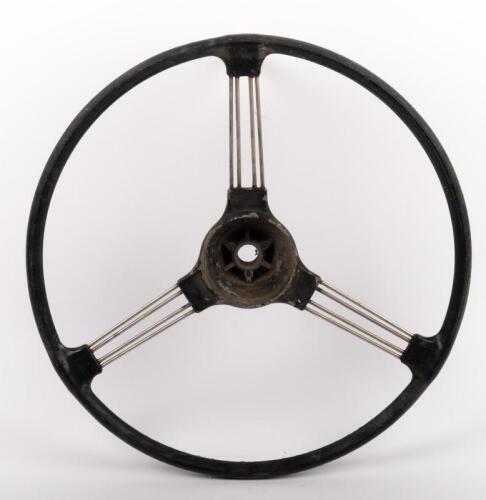 MG: A steering wheel thought to suit an MG TD, no centre pad