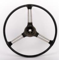 MG: A steering wheel thought to suit an MG TD, no centre&nbsp;pad