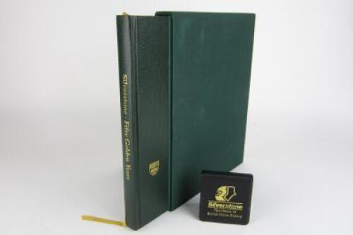 SILVERSTONE: Two Silverstone related items (Limited Edition book 375/1500 with Medallion)