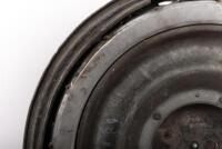 CADILLAC: A circa 1970s or 1980s Cadillac wire wheel steel hub cap, 42cm diameter overall - 5
