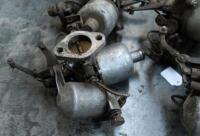 CARBURETTORS: A group&nbsp;of five SU carburettors with bulbs - 3