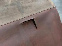 SEAT: A circa 1950s / 1960s lightweight seat, seat cushioning has begun to deteriorate - 3