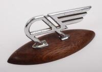 AUSTIN: An Austin circa 1950s bonnet mascot fixed to wooden base