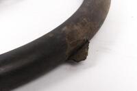 MOMO: A Momo Prototipo three spoke leather bound steering wheel with Rover horn pad - 3
