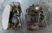 CARBURETTORS: Two circa 1950s/1960s twin SU carburettor set-ups
