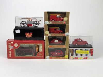 BRUMM: A collection of 1:43 scale Brumm fire emergency vehicles