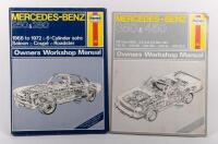 MERCEDES: Two Haynes Mercedes-Benz Owners Workshop Manuals
