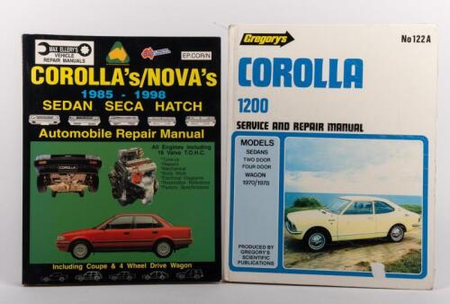 COROLLA: Two Corolla service & repair manuals