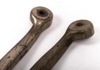 WINDSCREEN SUPPORT ARMS: A pair of early vintage windscreen support arms&nbsp; - 2