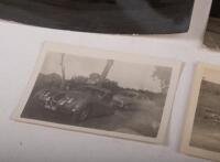 PAUL ENGLAND/AUSCA: A collection of six original photographs from Australia, includes one coloured photograph of what is thought to be Paul England's Ausca, circa 1950s - 2
