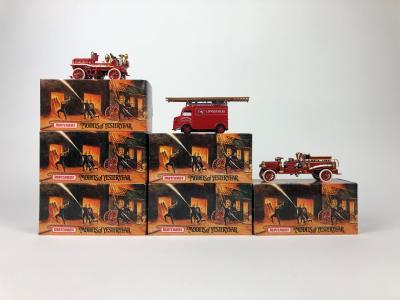 MATCHBOX: A group of six Model of Yesteryear 'Fire Engine Series' models