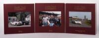 PHIL HILL: 'Inside Track' a&nbsp;rare and extensive three volume set of hardcover books, showcasing the career of Phil Hill, comes with cloth slipcase, published 2017