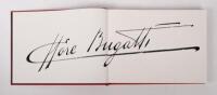 BUGATTI: 'BUGATTI' hardcover book by Conway & Greilsamer. All models described in detail and well-illustrated, 304 pages, 1982. Text in English & French - 2