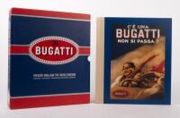 BUGATTI: A sealed copy of 'BUGATTI - FROM MILAN TO MOLSHEIM' hardcover book by various authors; with slipcover. Limited print production run of 1,000 copies.