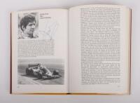 JAMES HUNT: 'James Hunt - Allem Zum Trotz', hardcover book, signed by James Hunt, Niki Lauda & Jody Scheckter, in German text, published 1977 - 4