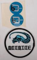 BRABHAM: A collection of 12 items bearing the Brabham name, 11 adhesive stickers and one cloth patch - 2