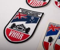 AUSTRALIAN RACING CLUBS: A collection of 13 cloth patches and stickers from Australian Racing clubs - 3