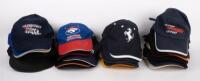 HATS: A collection of 25 mostly motor racing hats and other assorted hats