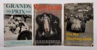 MOTOR RACING: Three hardcover books relating to motor racing