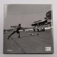 GOODWOOD: A copy of 'Goodwood Revival - The First Ten Years by Doug Nye', with personal message and signature from Murray Walker, hardcover book with slipcase - 5
