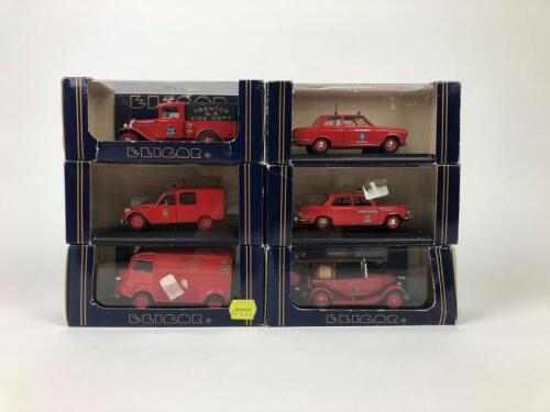 ELIGOR: Six 1:43 scale fire emergency cars by Eligor
