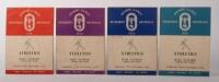 OLYMPIC GAMES: A collection of four official programs from the Melbourne 1956 Olympic Games