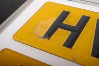 NUMBER PLATES: A collection of British number plates - 3