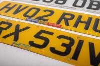 NUMBER PLATES: A collection of British number plates - 4