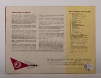 MGA: A four page, double sided sales brochure&nbsp;for an MGA model - 3